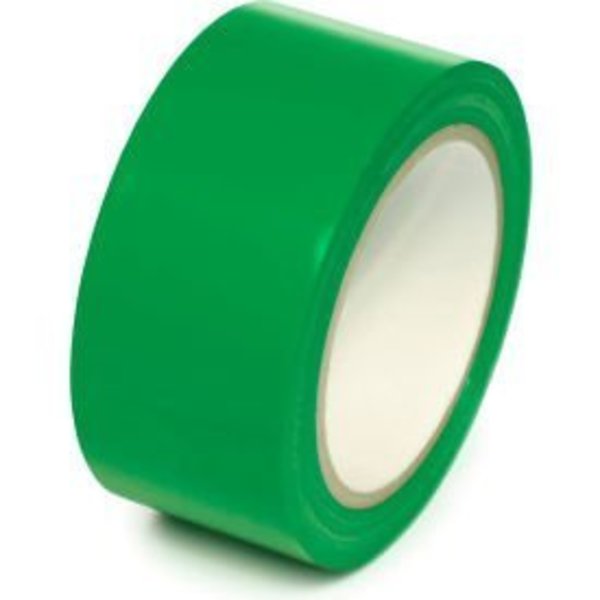 Top Tape And Label Floor Marking Aisle Tape, Green, 2"W x 108'L Roll, PST211 PST211